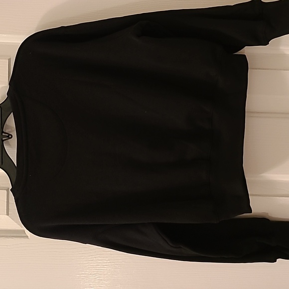 LEVI'S BRAND GIRLS BLACK "SILVERTAB" SIGNATURE SWEATSHIRT SIZE MEDIUM - Picture 8 of 9